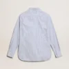 Women's shirt with narrow stripes
