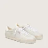 Women’s Soul Star in beige suede with white leather heel tab
