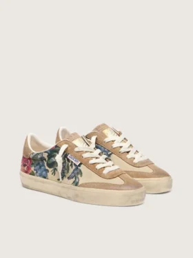 Women’s Soul Star in canvas and suede with colorful print