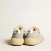 Men’s Space-Star shoes in ice-gray suede with shearling lining