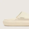 Men's Space-Star Slide slip-ons in white leather