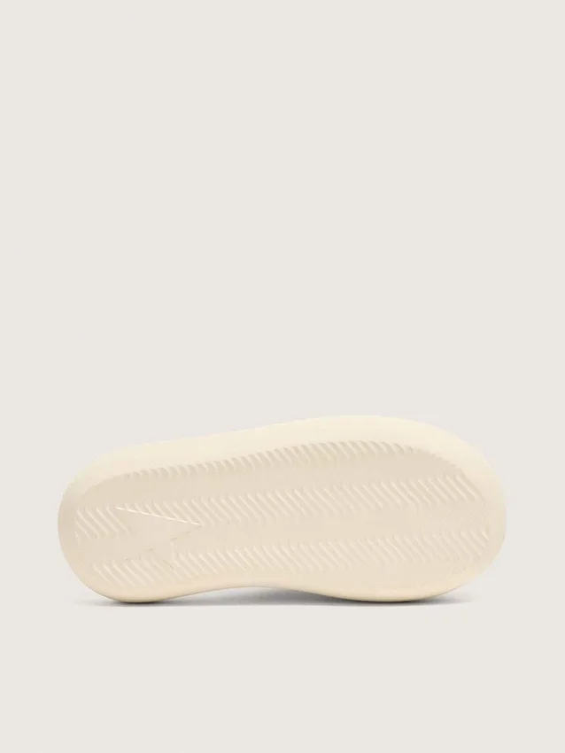 Men's Space-Star Slide slip-ons in white leather