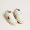 Women's Stardan in nappa with glitter star and metallic leather heel tab