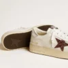 Women's Stardan in nappa with glitter star and metallic leather heel tab