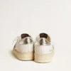 Women's Stardan in nappa with glitter star and metallic leather heel tab