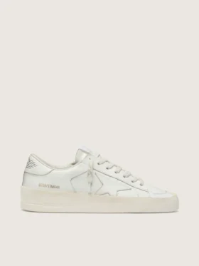 Women's Stardan in total white leather