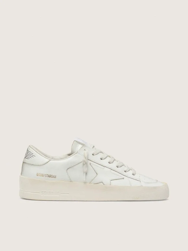 Women's Stardan in total white leather