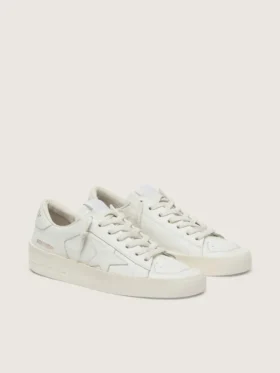 Women’s Stardan in total white leather