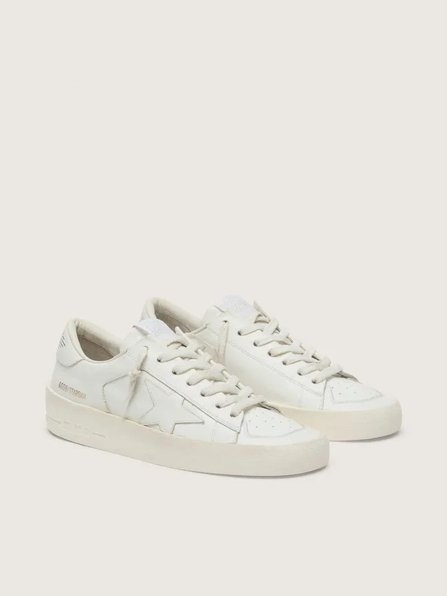 Women's Stardan in total white leather