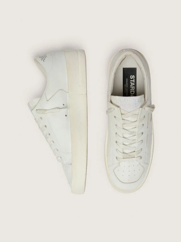 Women's Stardan in total white leather