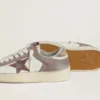 Women's Stardan LTD in nappa leather and suede with mauve suede star and lavender suede heel tab