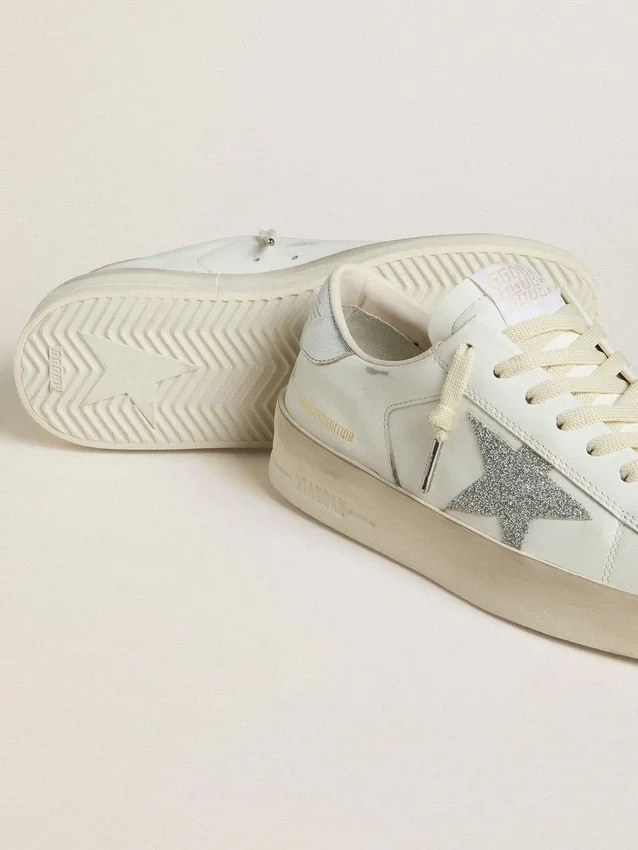 Women’s Stardan LTD with Swarovski crystal star and metallic leather heel tab