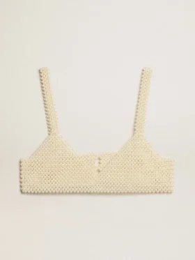 Women’s string of pearls top
