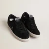 Women's Super-Star in black pony skin with black Swarovski crystals and black suede star