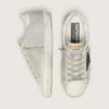 Women's Super-Star in leather with black star