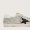 Women's Super-Star in leather with black star