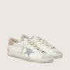 Women’s Super-Star in leather with Swarovski crystal star and heel tab