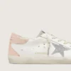 Women’s Super-Star in leather with Swarovski crystal star and heel tab