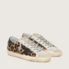 Women's Super-Star in leopard print leather