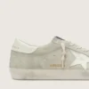 Women’s Super-Star in light gray suede with white leather star