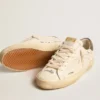 Women's Super-Star in nappa leather with perforated star and suede heel tab