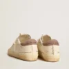 Women's Super-Star in nappa leather with perforated star and suede heel tab