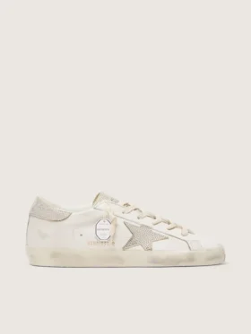 Women’s Super-Star in nappa leather with Swarovski crystal star and heel tab