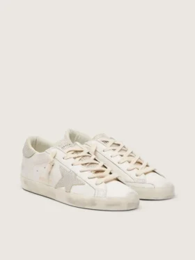 Women’s Super-Star in nappa leather with Swarovski crystal star and heel tab