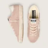 Women’s Super-Star in powder-pink suede with white star