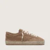 Men’s Super-Star in tobacco suede with beige suede star and rope sole