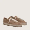 Men’s Super-Star in tobacco suede with beige suede star and rope sole