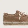 Men’s Super-Star in tobacco suede with beige suede star and rope sole