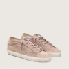 Women’s Super-Star LTD in powder-pink perforated suede with tone-on-tone star