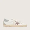 Women's Super-Star LTD with multicolor glitter star and suede heel tab