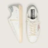 Women's Super-Star LTD with multicolor glitter star and suede heel tab