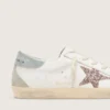 Women's Super-Star LTD with multicolor glitter star and suede heel tab
