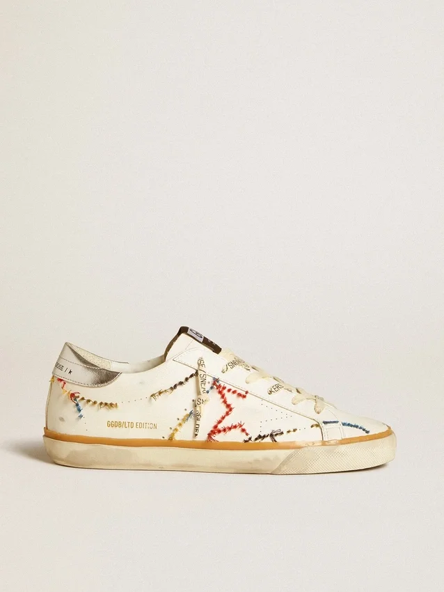 Women’s Super-Star LTD with perforated star and metallic leather heel tab