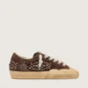 Men's Super-Star Penstar in brown suede with studs