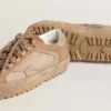 Women's Super-Star Ski in Dolmias and caramel suede with marble nubuck star and heel tab