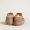 Women's Super-Star Ski in Dolmias and caramel suede with marble nubuck star and heel tab