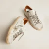 Women’s Super-Star sneakers with suede star and brown heel tab