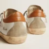 Women’s Super-Star sneakers with suede star and brown heel tab