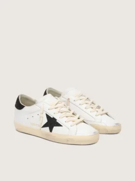 Women’s Super-Star with a black Swarovski crystal star and heel tab
