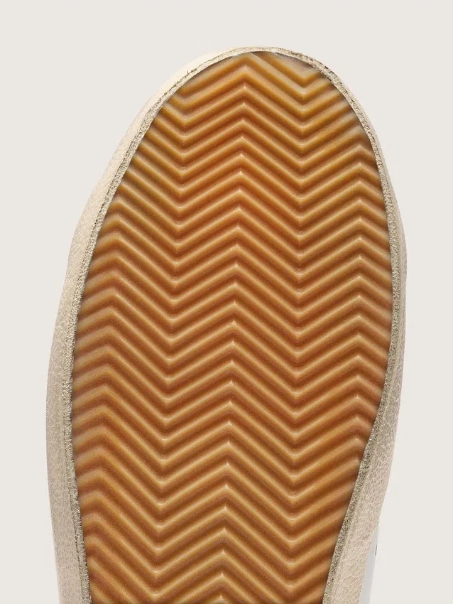 Women's Super-Star with a suede star and peach-pink glitter heel tab