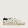 Men's Super-Star with black heel tab and metal stud lettering