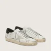 Men's Super-Star with black heel tab and metal stud lettering