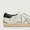 Men's Super-Star with black heel tab and metal stud lettering