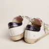 Women’s Super-Star with blue heel tab and Swarovski crystal star