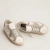 Women’s Super-Star with gray suede star and heel tab