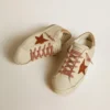Women’s Super-Star with leather star and crocodile-print leather heel tab
